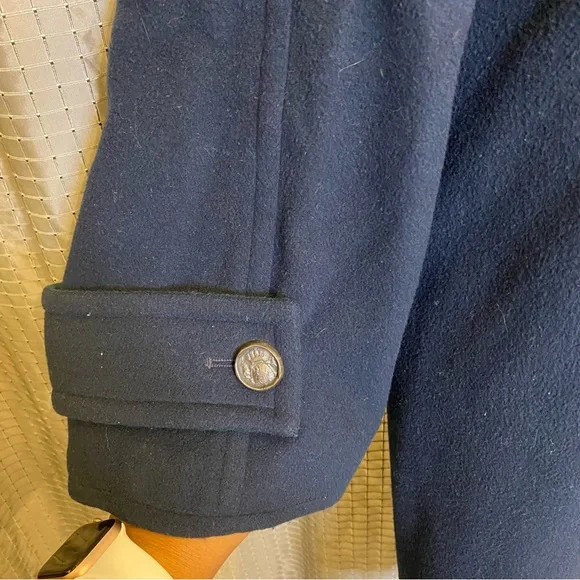 Peter James Wool and Cashmere Coat Medium - Picture 3 of 13